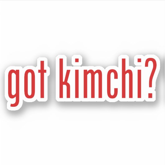 Kimchi? Sticker (Voorkant)