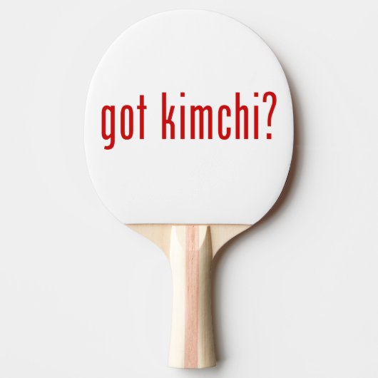 Kimchi? Tafeltennisbatje (Voorkant)