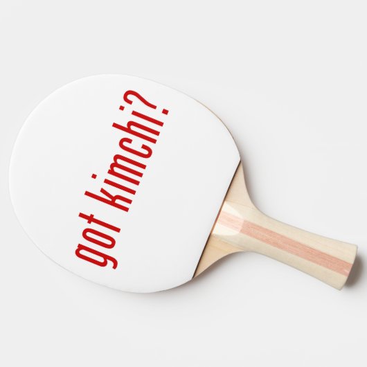 Kimchi? Tafeltennisbatje (Zijkant)