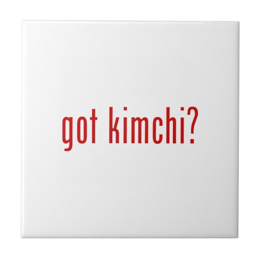 Kimchi? Tegeltje (Voorkant)