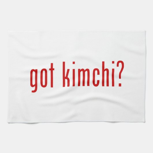 Kimchi? Theedoek (Horizontaal)
