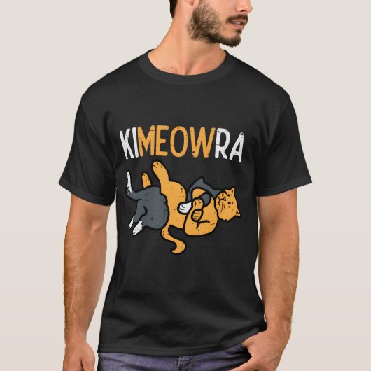 Kimeowra Katten Mial BJJ Mma T-shirt (Voorkant)