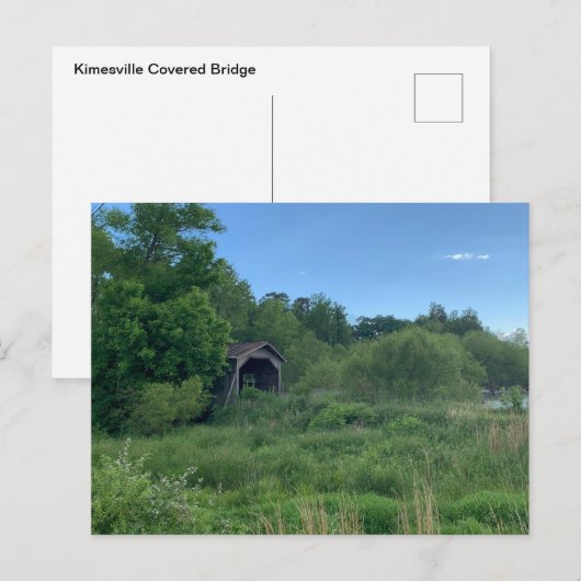 Kimesville overdekte brug briefkaart (Voorkant / Achterkant)