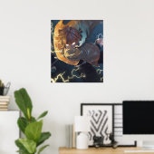 Kimetsu no Yaiba Cool Zenitsu Poster (Thuiskantoor)