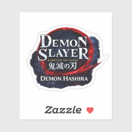 Kimetsu no Yaiba: Demon Hashira Vinyl Sticker (Vel)