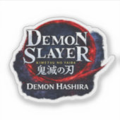 Kimetsu no Yaiba: Demon Hashira Vinyl Sticker (Voorkant)