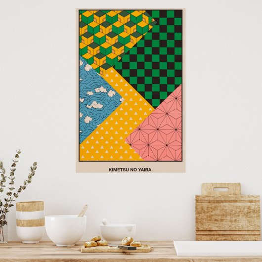 Kimetsu no Yaiba Demon Slayer Poster (Keuken)