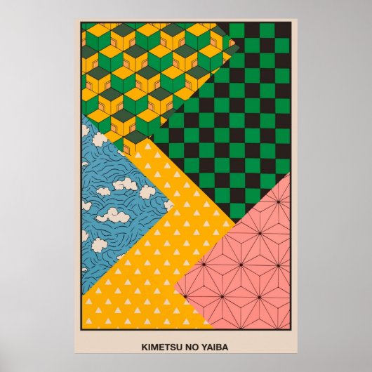 Kimetsu no Yaiba Demon Slayer Poster (Voorkant)