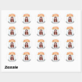 Kimetsu no Yaiba (Nezuko chibi-sticker) Ronde Sticker (Vel)