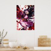 Kimetsu no Yaiba Nezuko Poster (Keuken)