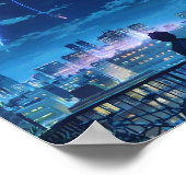 Kimi no na wa jouw naam Taki Stars Balcony Poster (Hoek)