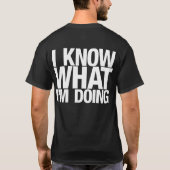 Kimi zegt me alleen te laten t-shirt (Achterkant)