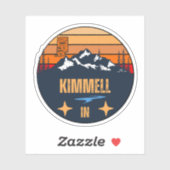 Kimmell, Indiana Sticker (Vel)