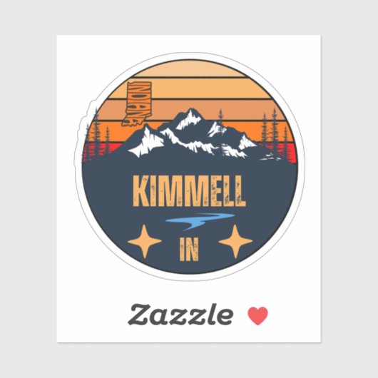 Kimmell, Indiana Sticker (Vel)