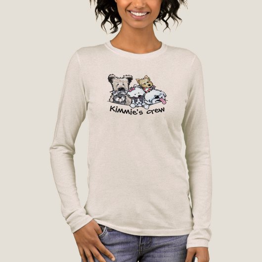 Kimmie’s Crew KiniArt Tri-Blend Shirt (Voorkant)