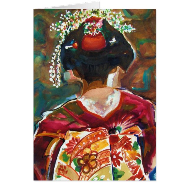 Kimoku "GEISHA GIRL" Oorspronkelijk water... - Gep (Voorkant)