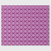 Kimonafdrukken, pruimen en roze cadeaupapier (Vlak)