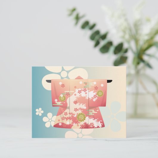 Kimono Briefkaart (Staand voorkant)