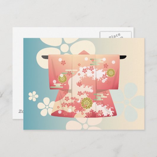 Kimono Briefkaart (Voorkant / Achterkant)