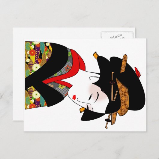 Kimono Briefkaart (Voorkant / Achterkant)