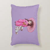 Kimono Cutie & Puppy Kussen (Voorkant(Verticaal))