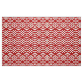 Kimono, donkerrood en wit stof (Fat Quarter)