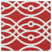 Kimono, donkerrood en wit stof (Close Up)