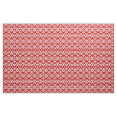 Kimono, donkerrood en wit stof (Yard (91,4 cm))