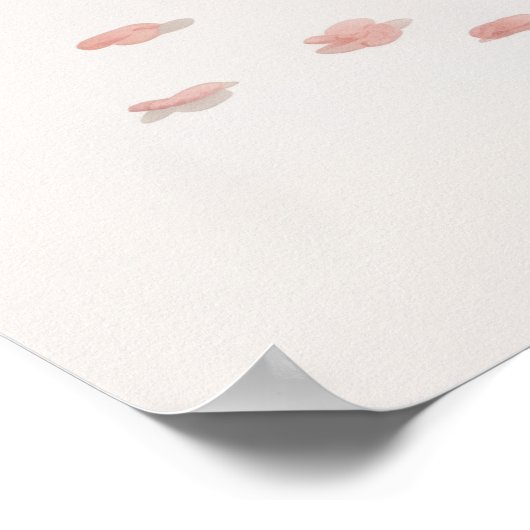 Kimono en kersenbloesem poster (Hoek)