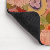 Kimono Flower Pink Floral Pattern Muismat (Hoek)