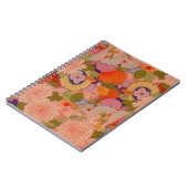 Kimono Flower Pink Floral Pattern Notitieboek (Linkerzijde)
