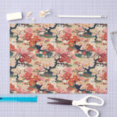 Kimono geïnspireerd Japans patroon weefsel Papier (Craft)