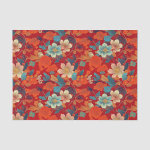 Kimono geïnspireerd Japans patroon weefsel Papier