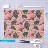 Kimono geïnspireerd Japans patroon weefsel Papier (Craft)