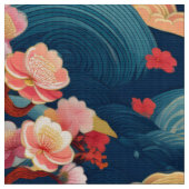 Kimono geïnspireerde Japanse stof (Close Up)