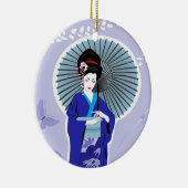 Kimono & Geisha Girl Ornament (Rechts)