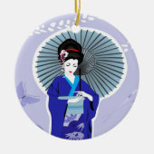 Kimono & Geisha Girl Ornament (Voorkant)