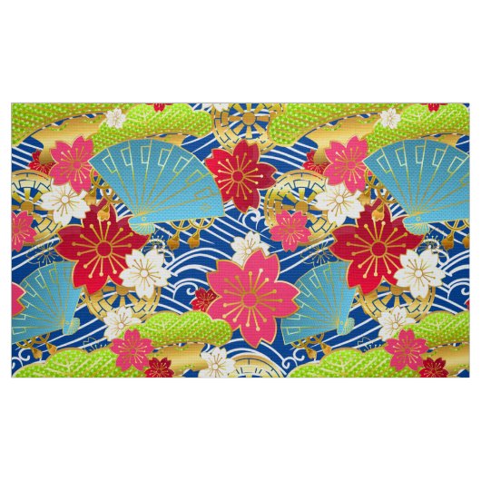 Kimono-gestileerde patroonverbinding stof (Fat Quarter)
