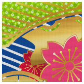 Kimono-gestileerde patroonverbinding stof (Close Up)