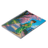Kimono Girl – Cherry Blossom Notitieboek (Linkerzijde)