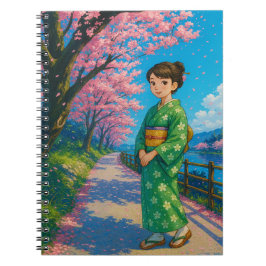 Kimono Girl – Cherry Blossom Notitieboek