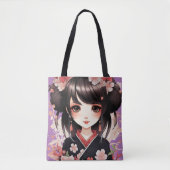 Kimono Girl Tote Bag (Voorkant)