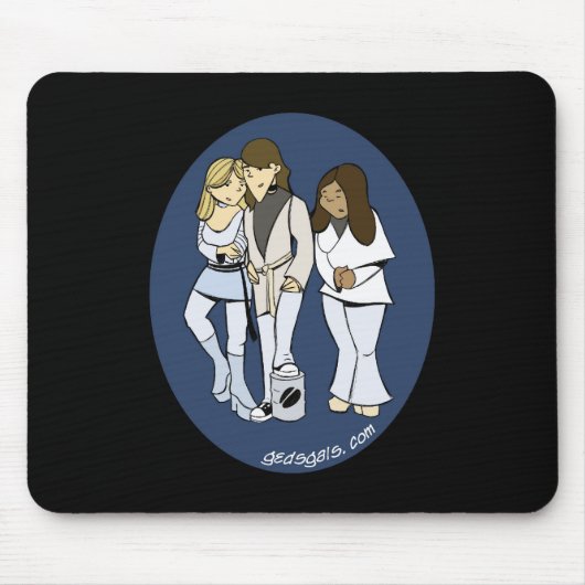 Kimono Girls Mousepad Muismat (Voorkant)