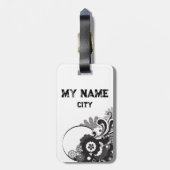 Kimono Meisje Bagagelabel (Achterkant verticaal)