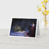 Kimono notecard (change/personalize the text) kaart (Gele Bloem)