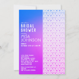 KIMONO patroon | Bruidsuitnodigingen Kaart