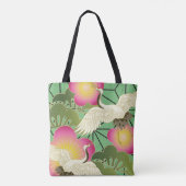 Kimono-patroon geïnspireerd japans weefsel tote bag (Achterkant)