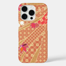 Kimono Pattern Autumn iPhone 16 Pro Hoesje