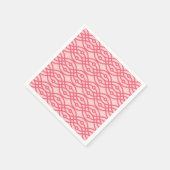 Kimono print, koraalroze servetten (Hoek)