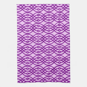 Kimono print, lavendel en paars theedoek